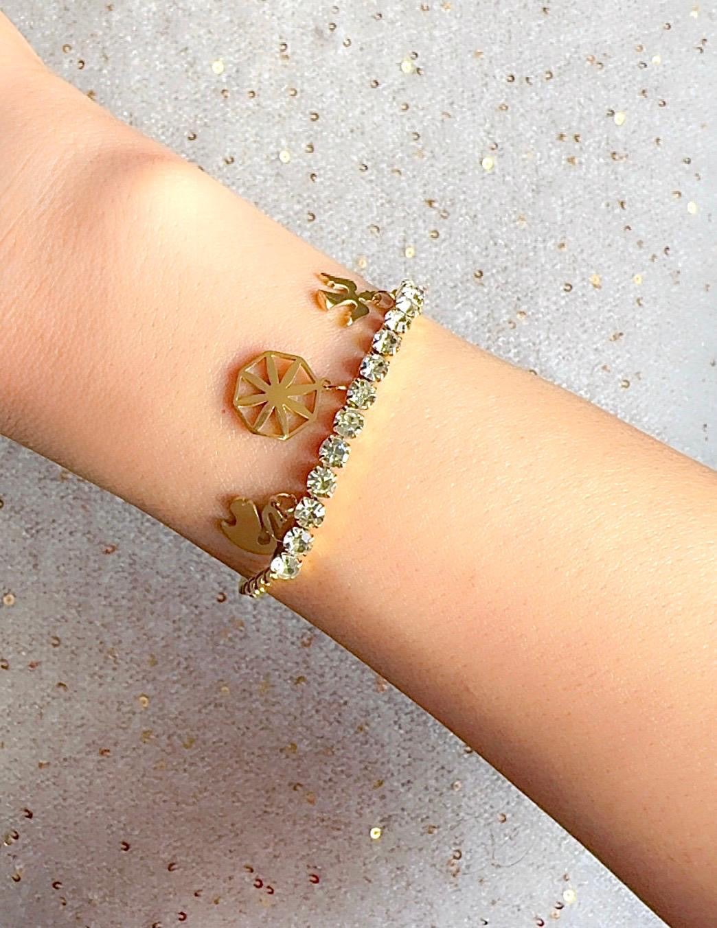 Charms Tennis Bracelet - A Sparkling Statement of Elegance