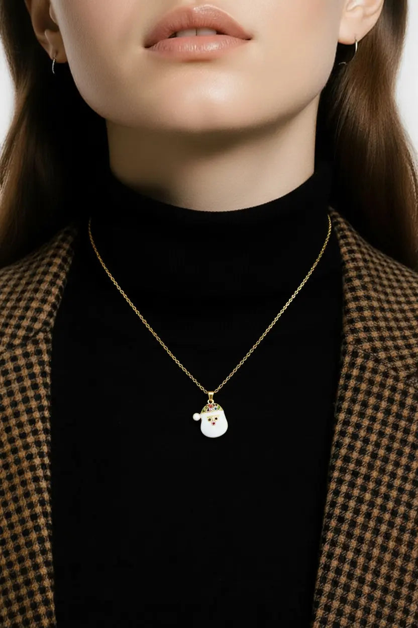 Snowman Pendant Necklaces – Adjustable 40–46 cm Chain Yahala Boutique
