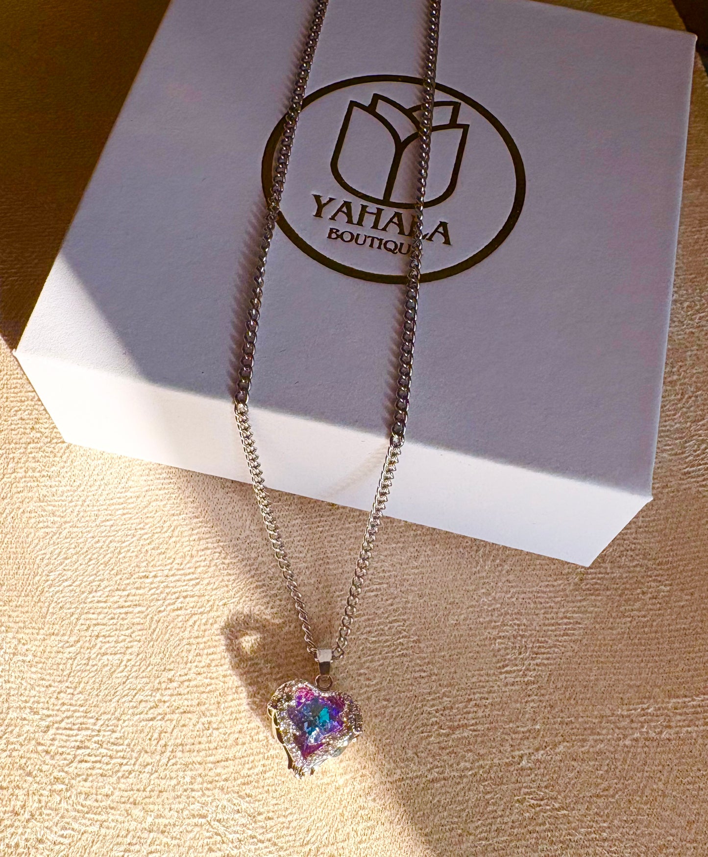 Amethyst heart Necklace - A Symbol of Love & Elegance