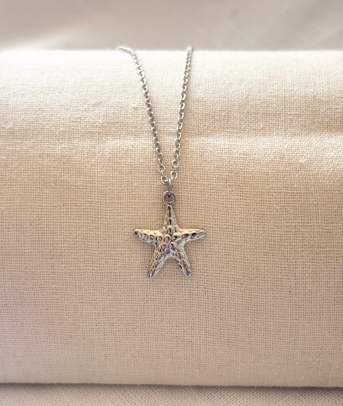 Starfish Pendant Necklace – Gold & Silver, Non-Tarnish Stainless Steel