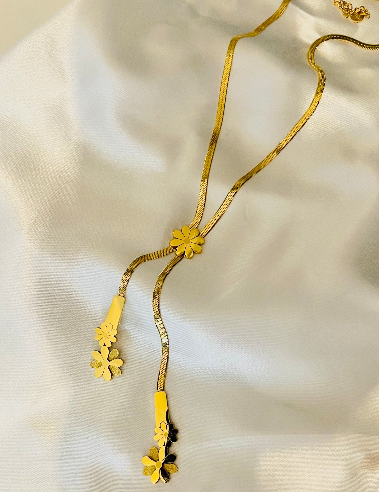 18k gold plated necklace