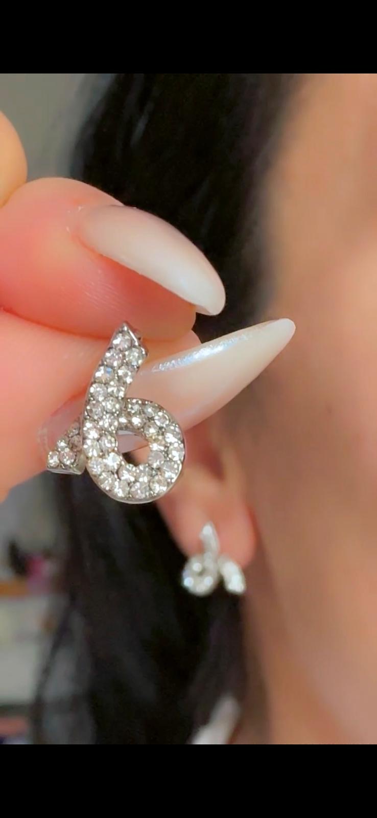 Zircon Knot Earrings - Timeless Elegance