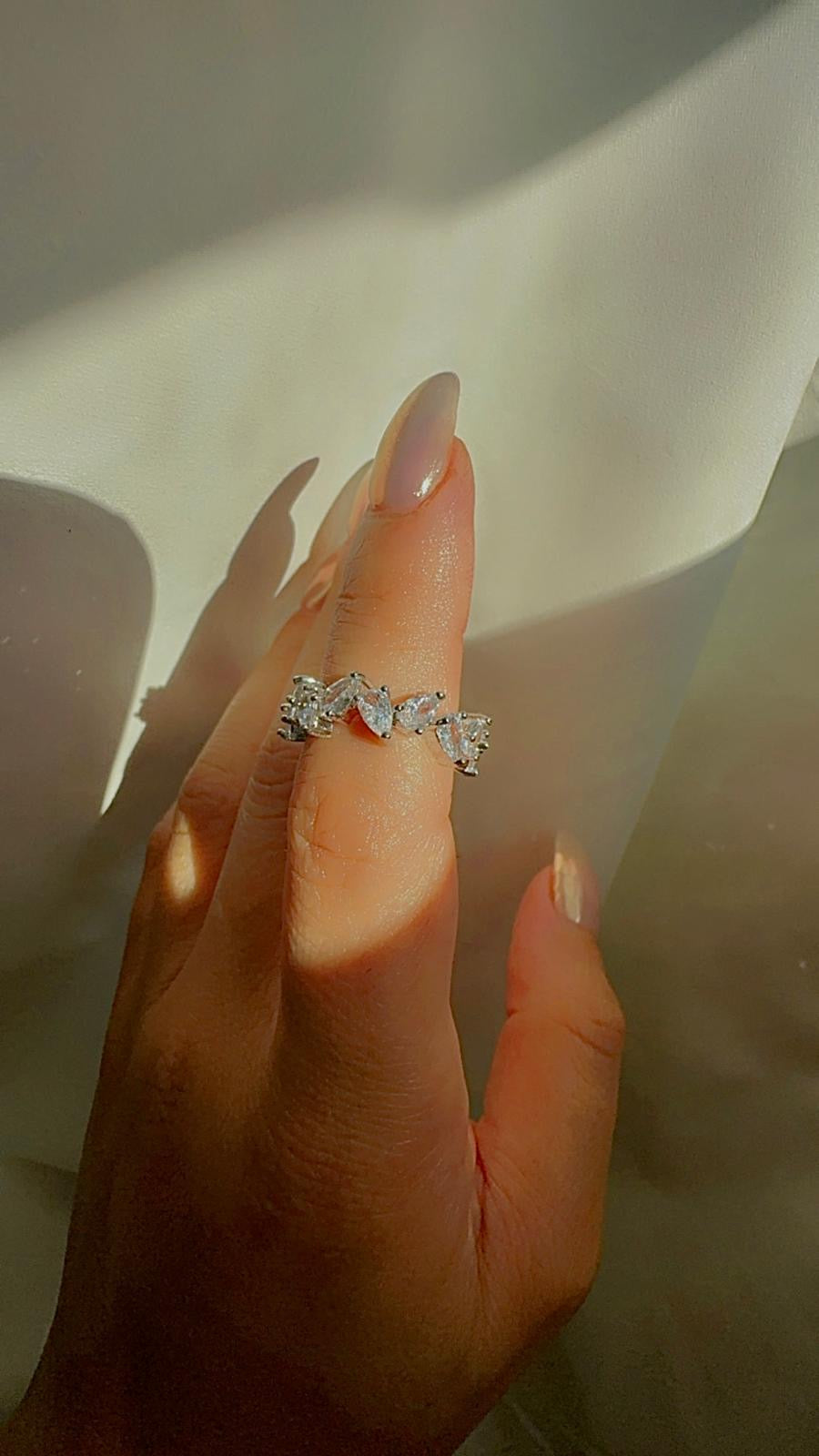 Adjustable floral~Ring