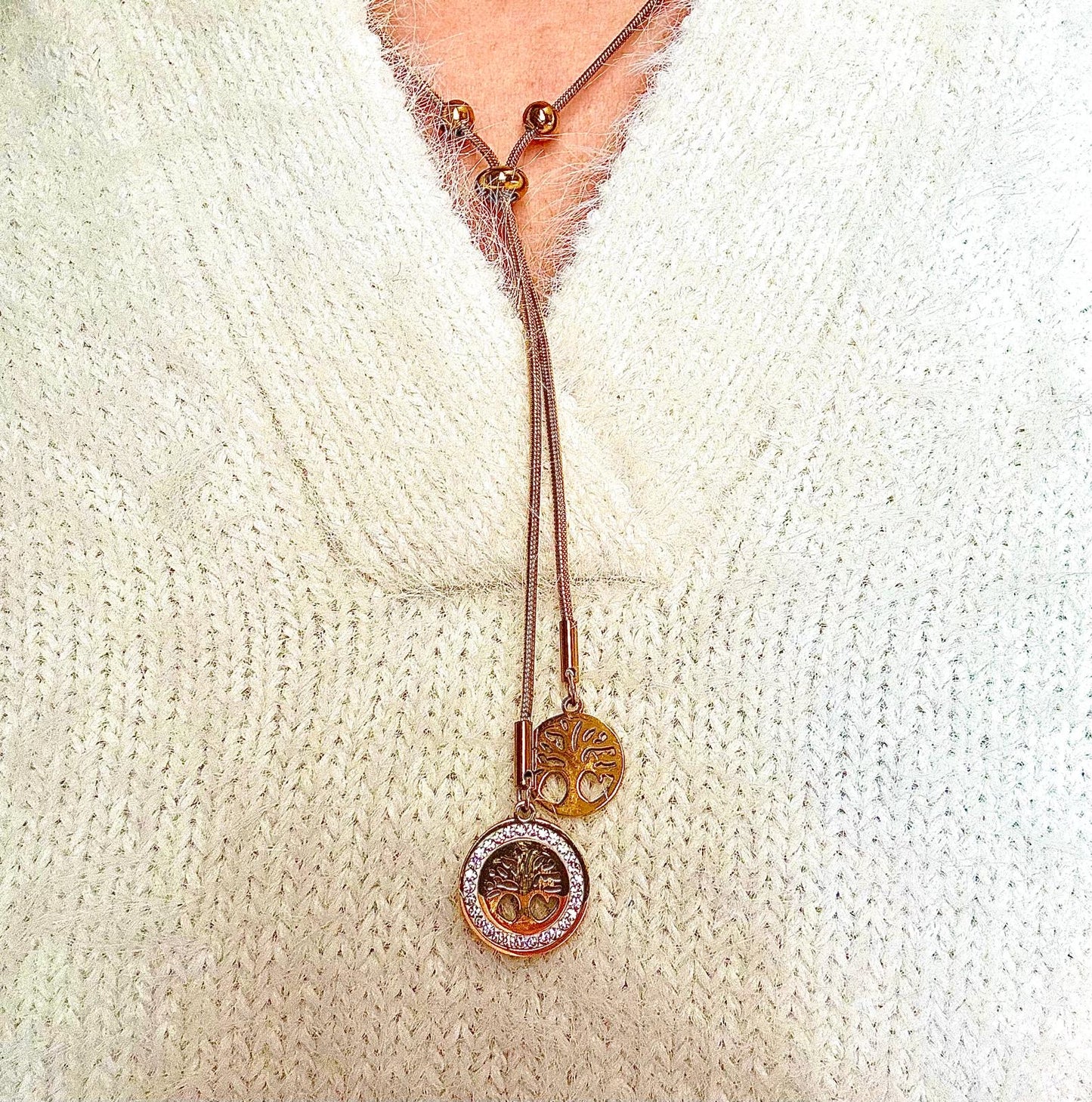 Slider Tree of life Necklace - A Symbol of Strength & Growth