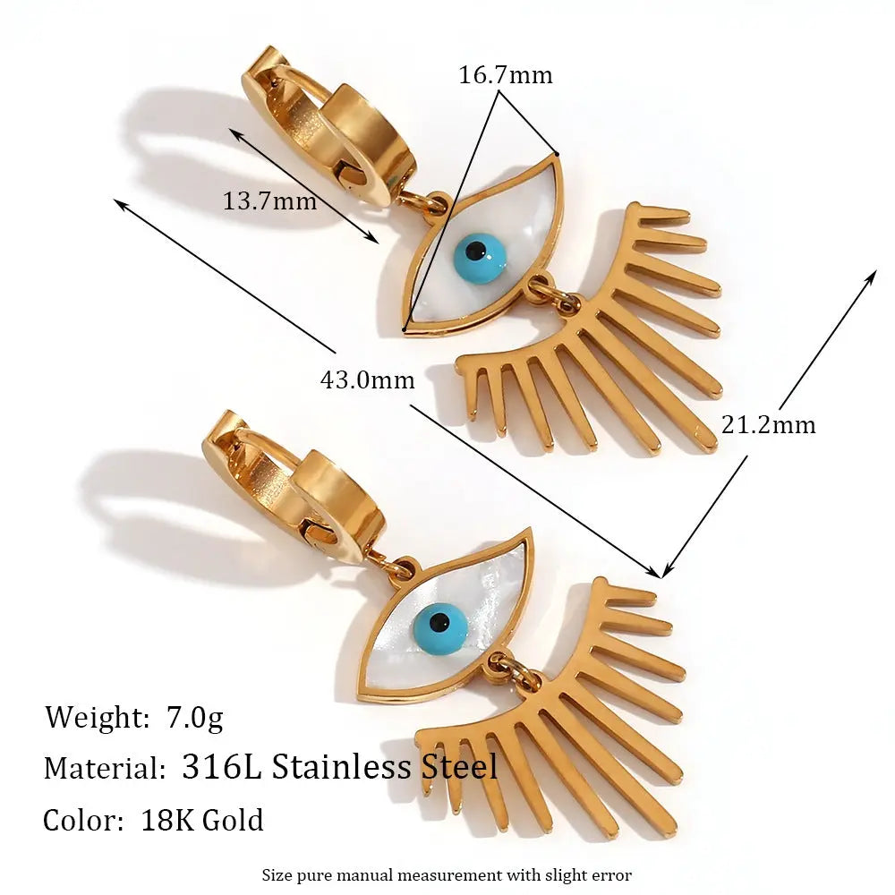 Stainless steel Earrings - Waterproof
