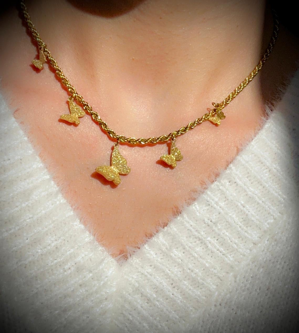 GOLDEN BUTTERFLY ~Necklace