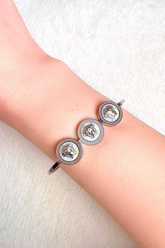 Triple Medusa Bangle