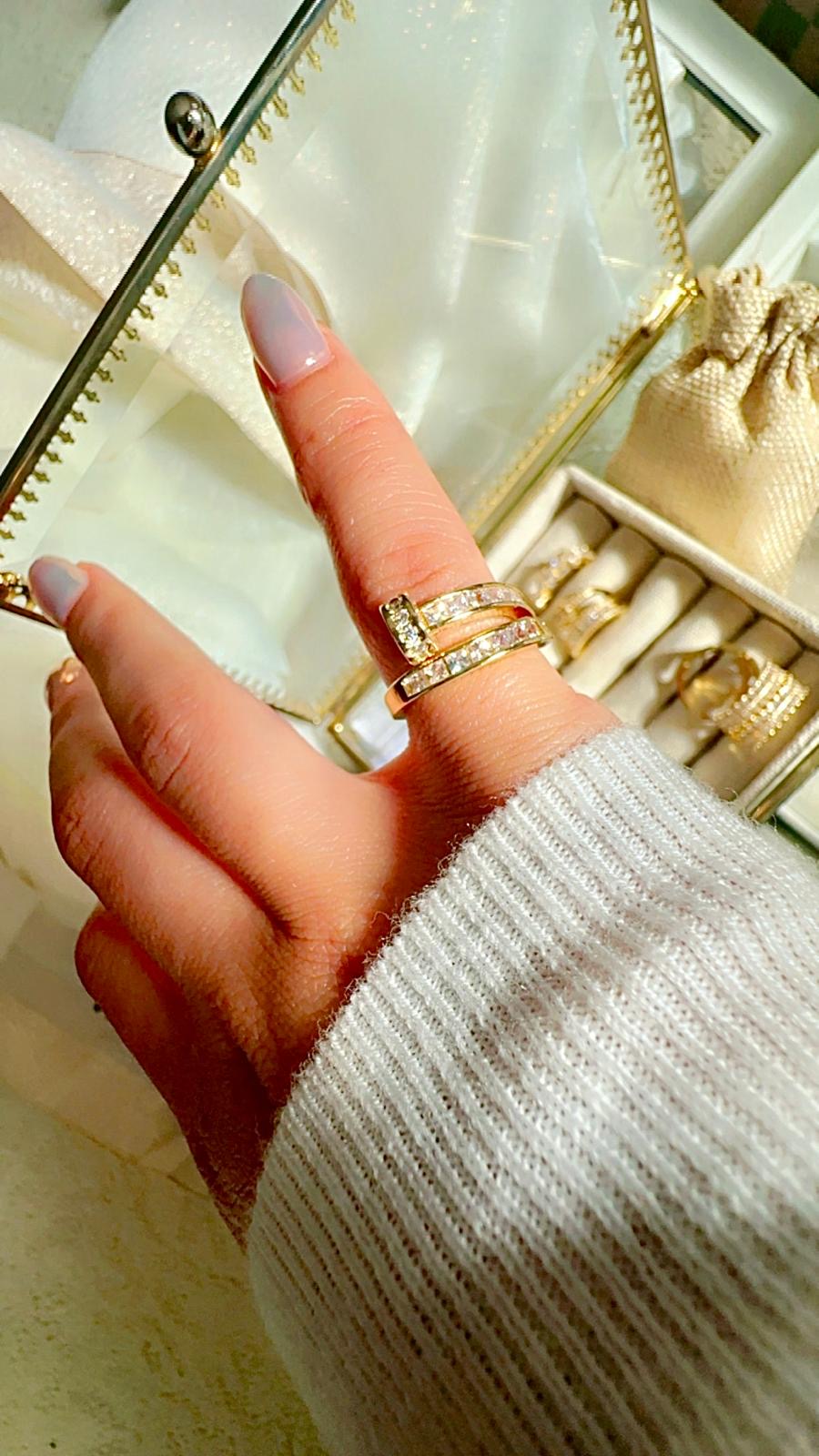 ADJUSTABLE - NAIL ~ ring