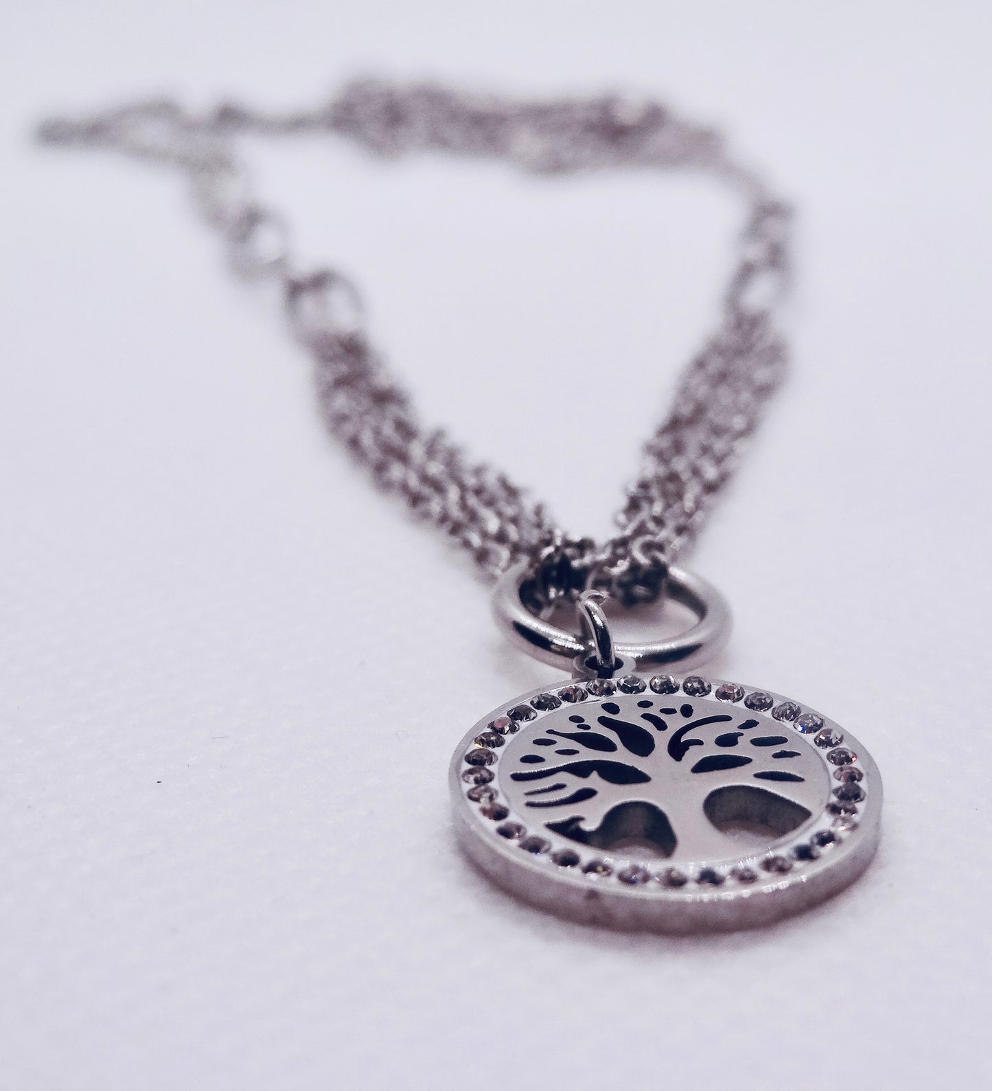 MONEY TREE  WITH ZIRCON NECKLACE