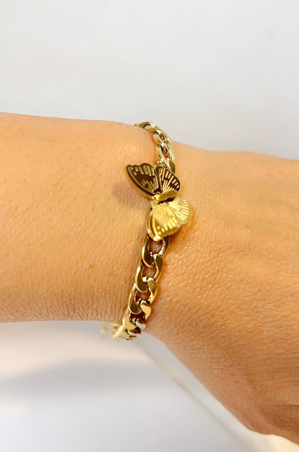 butterfly - bracelet - chain