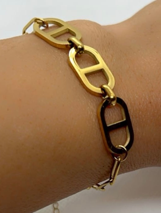 CD bracelet - rectangle bracelet