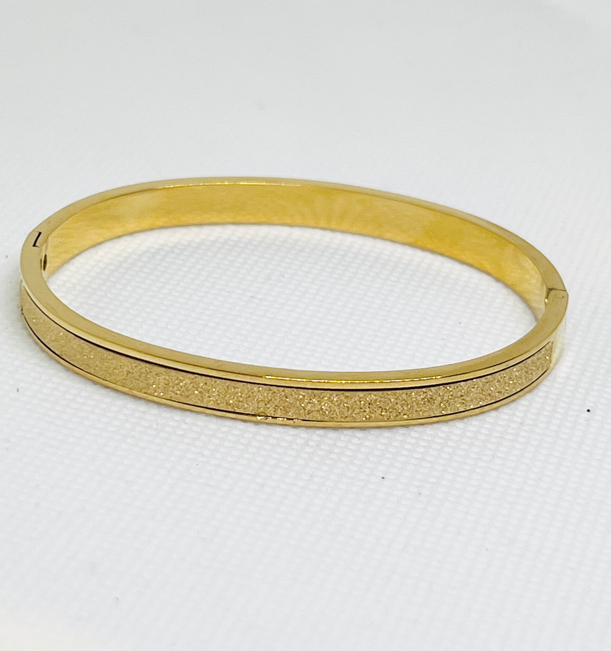 bangle - gold filled - Inlaid bangle 