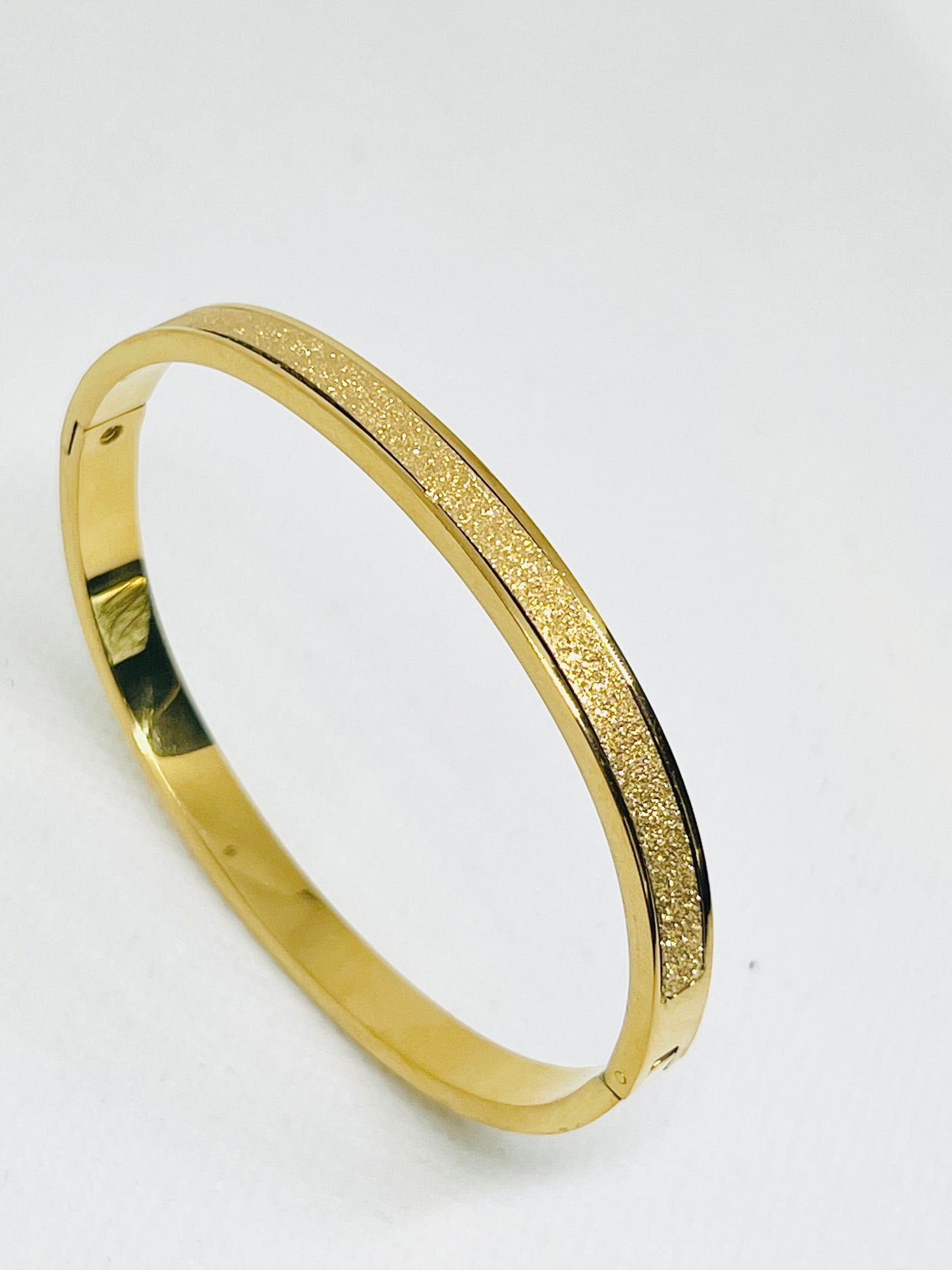 bangle - gold filled - Inlaid bangle 