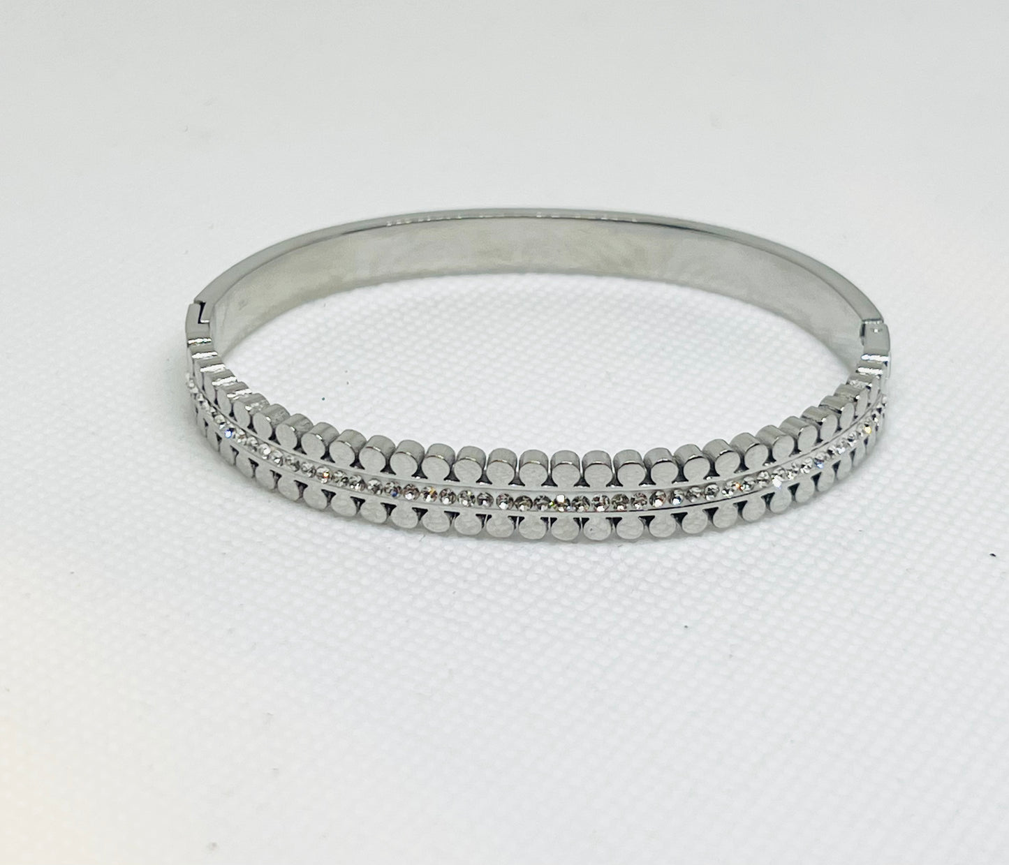 wavy - bangle - zircon