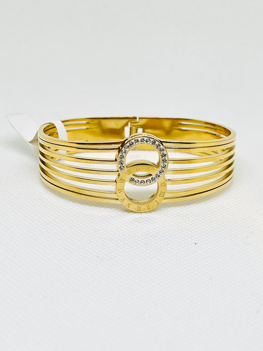 love - bangle - roman numeral - bracelet