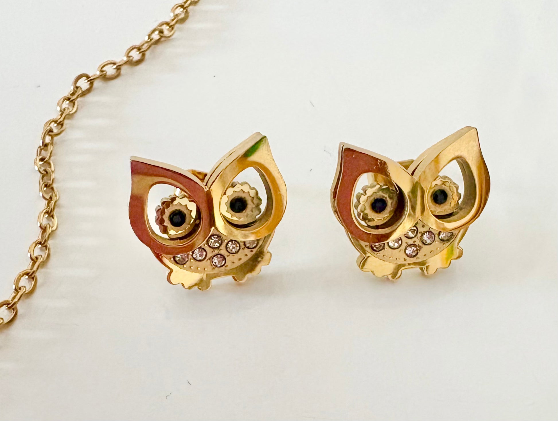 Owl Earrings – 18K Gold Plated Yahala Boutique