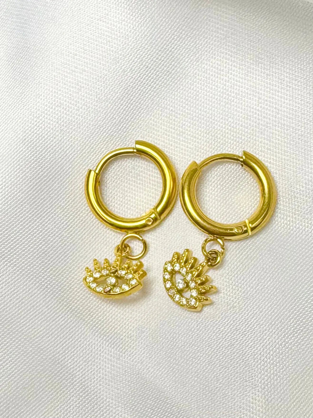 18k gold plated Zircon earring