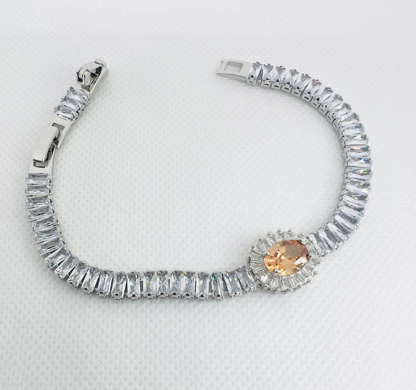 Trendy tennis zircon bracelet