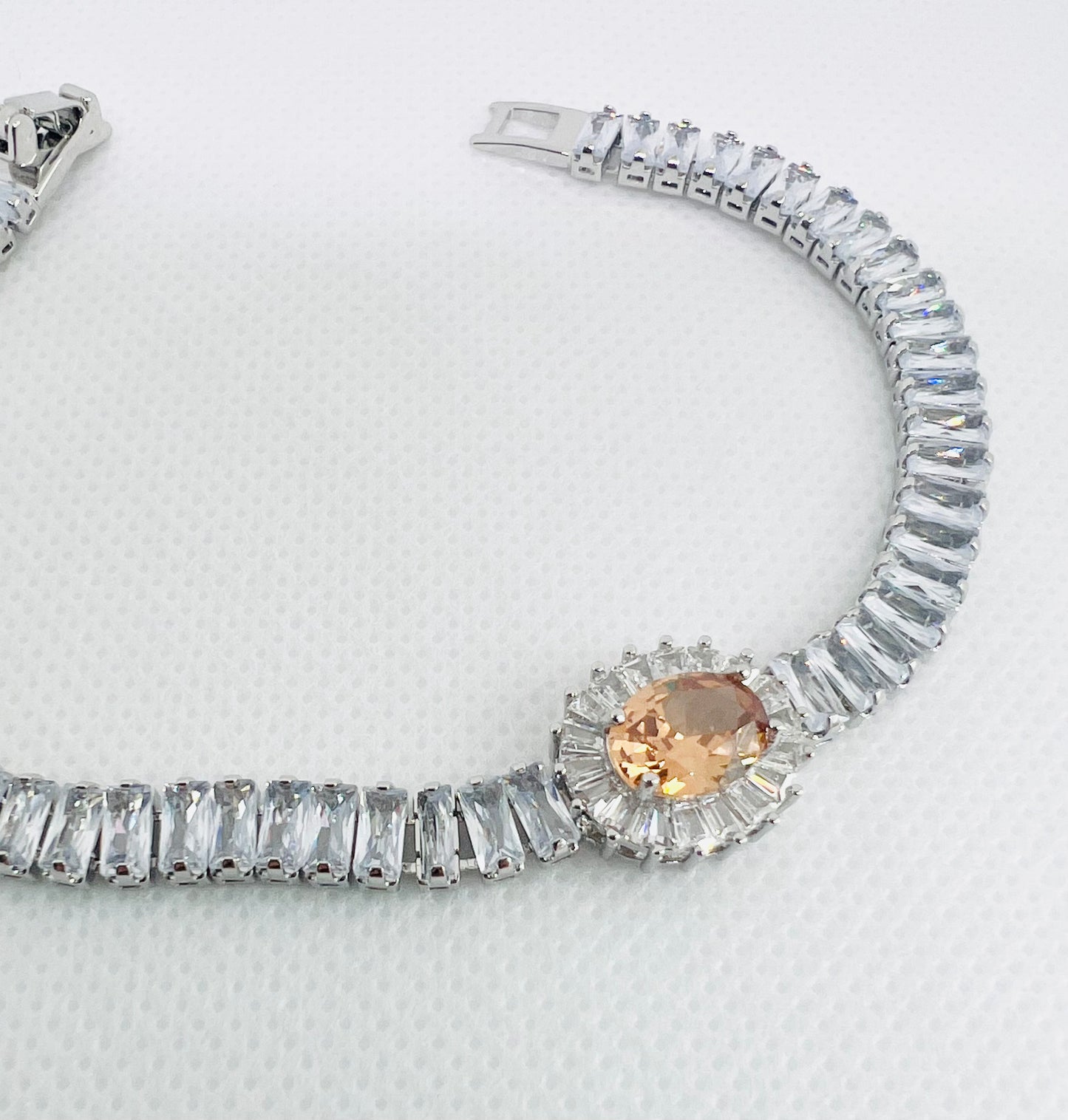 Trendy tennis zircon bracelet