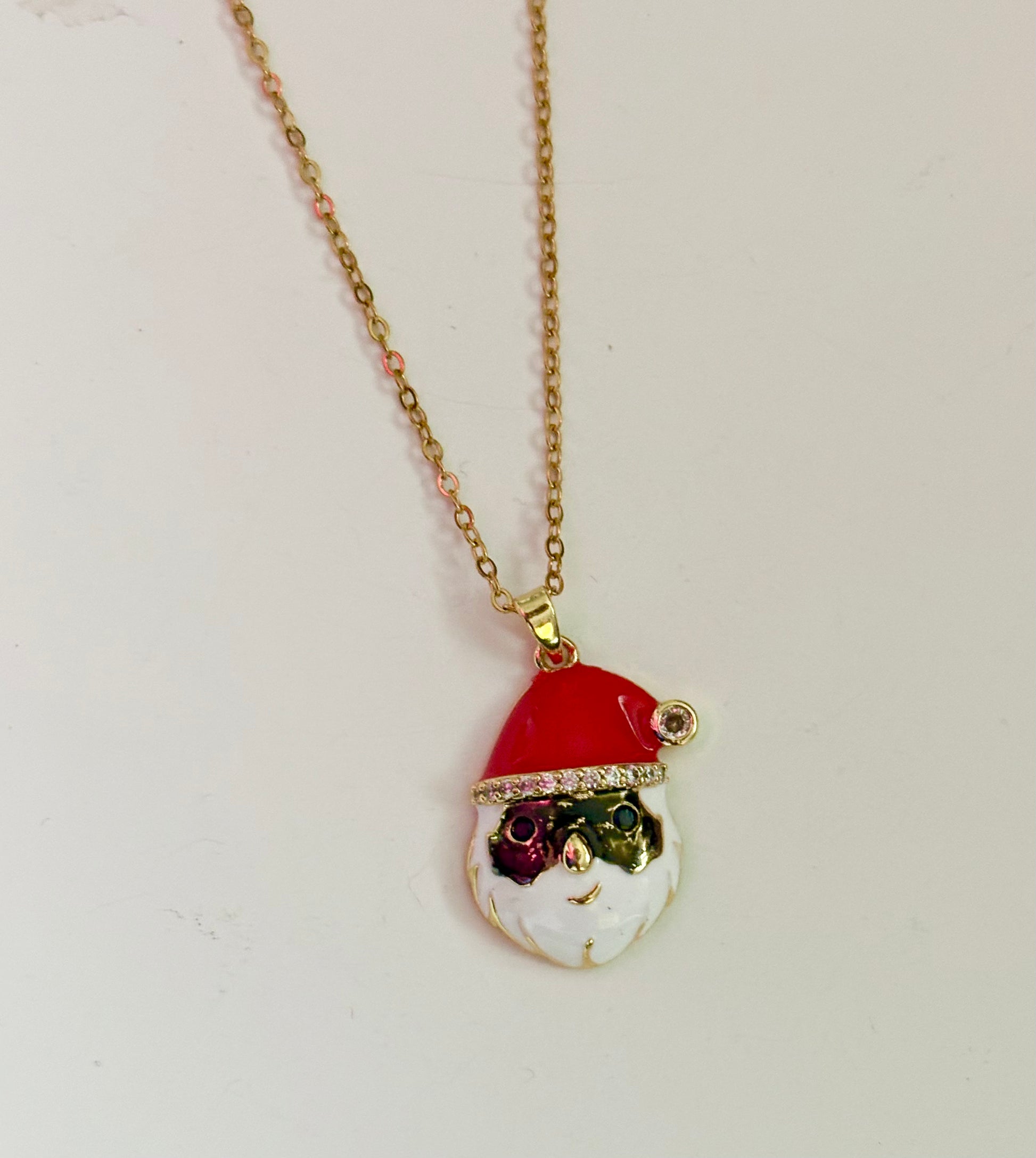 Santa Clause Pendant-Gold Plated