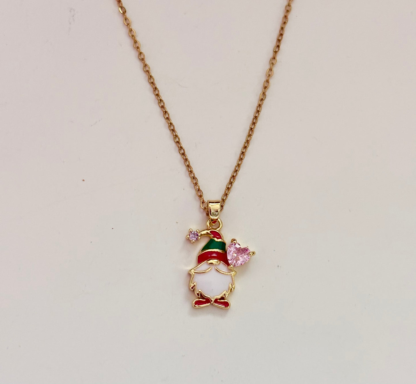 Gnome Pendant - 18 gold plated
