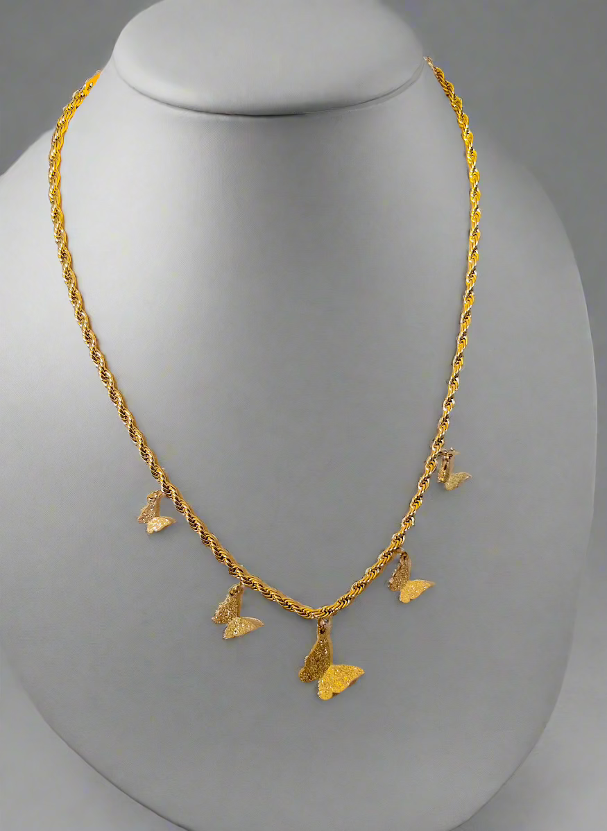 GOLDEN BUTTERFLY ~Necklace