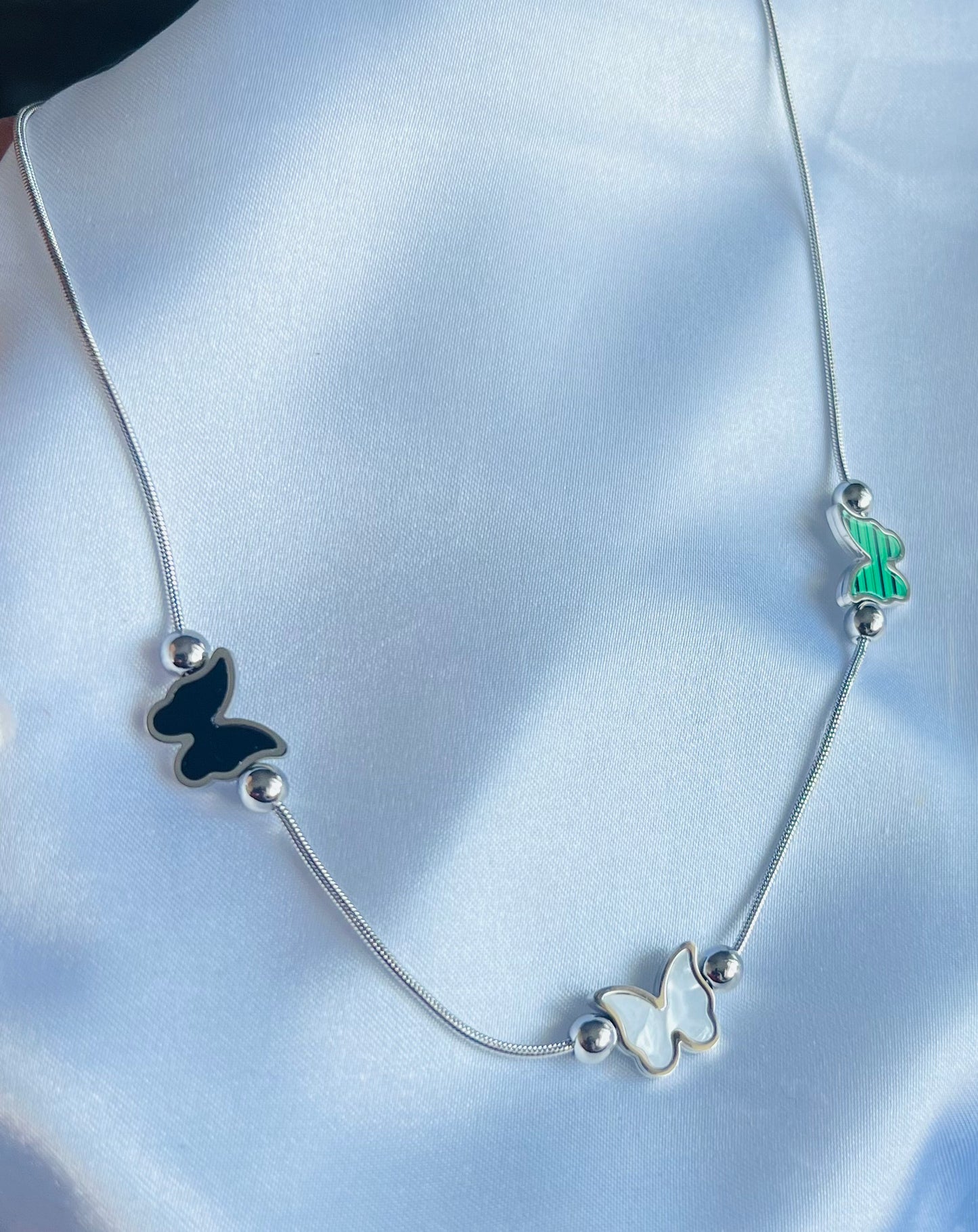 THREE ~ BUTTERFLY ~ necklace