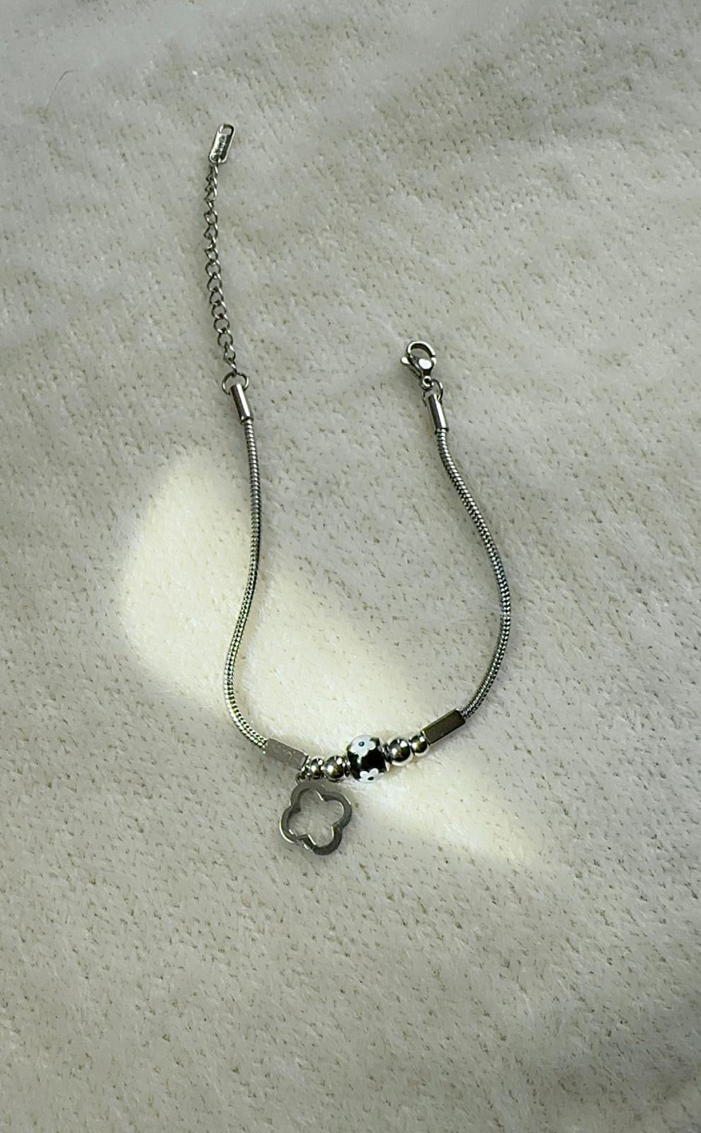 Silver Color Van Cleef ~ Charm ~ Bracelet
